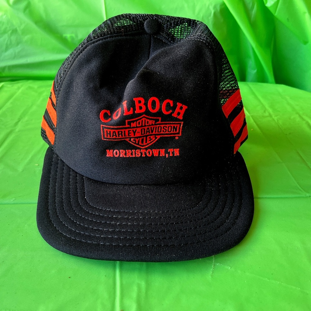 Harley Davison vintage trucker hat